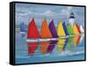 Rainbow Fleet-Paul Brent-Framed Stretched Canvas