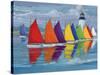 Rainbow Fleet-Paul Brent-Stretched Canvas