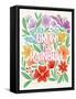 Rainbow Florals I-Gia Graham-Framed Stretched Canvas
