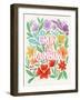 Rainbow Florals I-Gia Graham-Framed Art Print