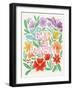 Rainbow Florals I-Gia Graham-Framed Art Print