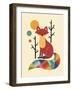 Rainbow Fox-Andy Westface-Framed Premium Giclee Print