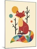 Rainbow Fox-Andy Westface-Mounted Giclee Print