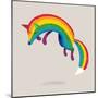 Rainbow Fox-Michael Buxton-Mounted Art Print