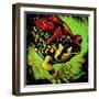 Rainbow Frog-null-Framed Art Print