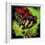 Rainbow Frog-null-Framed Art Print