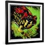 Rainbow Frog-null-Framed Art Print