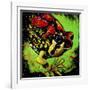 Rainbow Frog-null-Framed Art Print