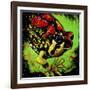 Rainbow Frog-null-Framed Art Print