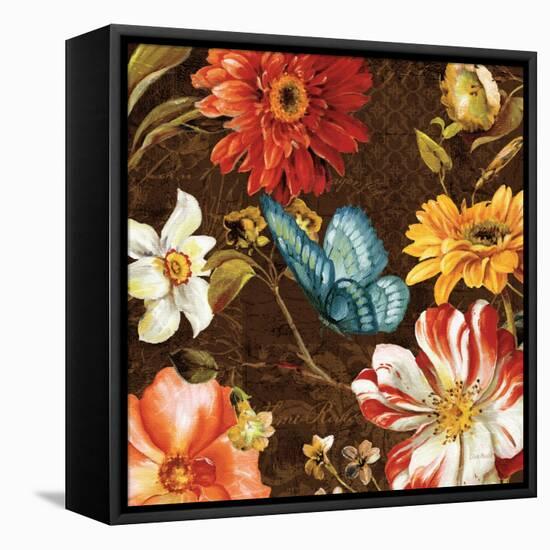 Rainbow Garden III-Lisa Audit-Framed Stretched Canvas