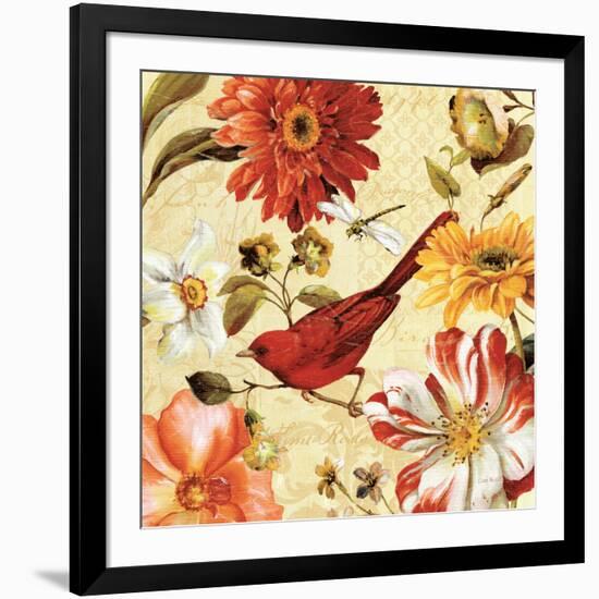 Rainbow Garden Spice III-Lisa Audit-Framed Art Print