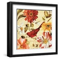 Rainbow Garden Spice III-Lisa Audit-Framed Art Print