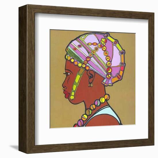 Rainbow Girl II-Jeff Mebuge-Framed Art Print