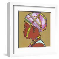 Rainbow Girl II-Jeff Mebuge-Framed Art Print