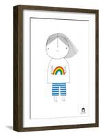 Rainbow Girl-Jane Foster-Framed Art Print