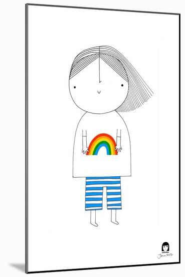 Rainbow Girl-Jane Foster-Mounted Art Print