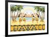 Rainbow Hawaii-Kerne Erickson-Framed Premium Giclee Print