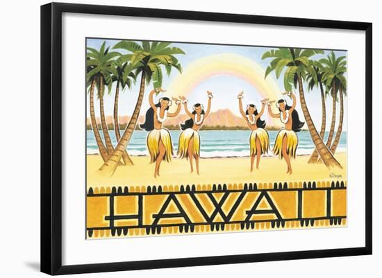 Rainbow Hawaii-Kerne Erickson-Framed Art Print