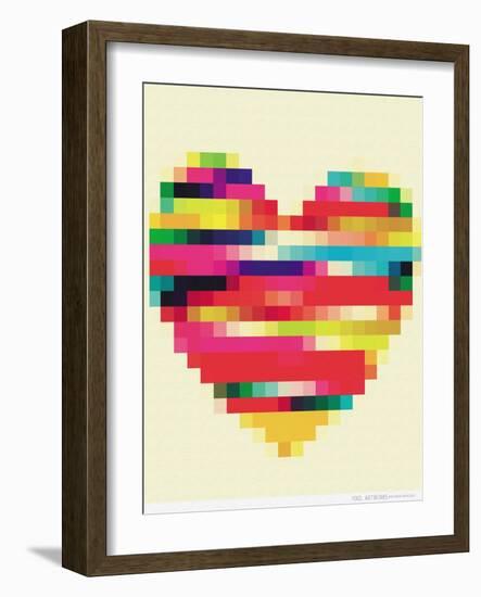 Rainbow Heart-Natasha Wescoat-Framed Giclee Print