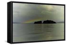 Rainbow in Alaska-Françoise Gaujour-Framed Stretched Canvas