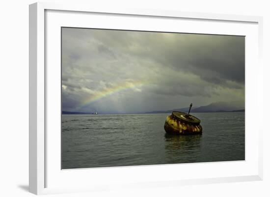 Rainbow in Alaska-Françoise Gaujour-Framed Photographic Print