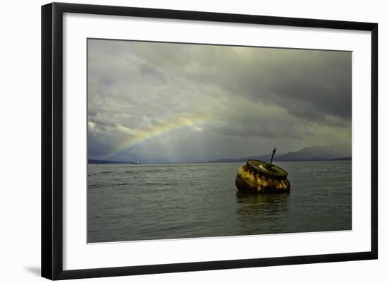 Rainbow in Alaska-Françoise Gaujour-Framed Photographic Print