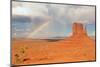 Rainbow in Monument Valley-snoofek-Mounted Photographic Print