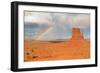 Rainbow in Monument Valley-snoofek-Framed Photographic Print