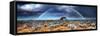Rainbow in the Australian Desert-kwest19-Framed Stretched Canvas