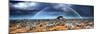 Rainbow in the Australian Desert-kwest19-Mounted Photographic Print