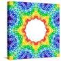 Rainbow Kaleidoscope Colorful Background-art_of_sun-Stretched Canvas