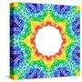 Rainbow Kaleidoscope Colorful Background-art_of_sun-Stretched Canvas