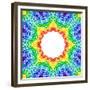 Rainbow Kaleidoscope Colorful Background-art_of_sun-Framed Premium Giclee Print