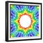 Rainbow Kaleidoscope Colorful Background-art_of_sun-Framed Premium Giclee Print