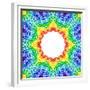 Rainbow Kaleidoscope Colorful Background-art_of_sun-Framed Premium Giclee Print