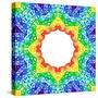 Rainbow Kaleidoscope Colorful Background-art_of_sun-Stretched Canvas