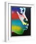 Rainbow Kiss-Abstract Graffiti-Framed Giclee Print