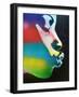 Rainbow Kiss-Abstract Graffiti-Framed Giclee Print