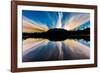 Rainbow Lake, Alaska, the Aleutian Mountain Range, near Willow Alaska-null-Framed Photographic Print