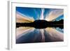 Rainbow Lake, Alaska, the Aleutian Mountain Range, near Willow Alaska-null-Framed Photographic Print