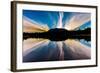 Rainbow Lake, Alaska, the Aleutian Mountain Range, near Willow Alaska-null-Framed Photographic Print