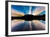 Rainbow Lake, Alaska, the Aleutian Mountain Range, near Willow Alaska-null-Framed Photographic Print