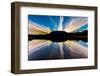 Rainbow Lake, Alaska, the Aleutian Mountain Range, near Willow Alaska-null-Framed Photographic Print