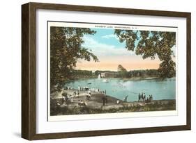 Rainbow Lake, Spartanburg, South Carolina-null-Framed Art Print