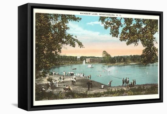 Rainbow Lake, Spartanburg, South Carolina-null-Framed Stretched Canvas