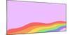 Rainbow Lgbt Flag Colors Background. Pride Month, Week or Day Celebration Wallpaper. LGBTQ Support-Oleg Lyfar-Mounted Photographic Print