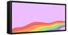 Rainbow Lgbt Flag Colors Background. Pride Month, Week or Day Celebration Wallpaper. LGBTQ Support-Oleg Lyfar-Framed Stretched Canvas