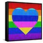 Rainbow Love-Ali Potman-Framed Stretched Canvas