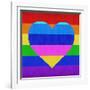 Rainbow Love-Ali Potman-Framed Giclee Print