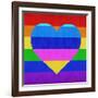 Rainbow Love-Ali Potman-Framed Giclee Print